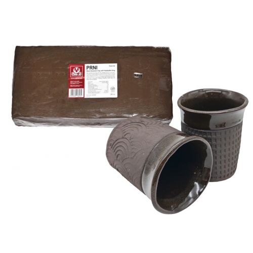 SIO-2® PRNI - Black Stoneware Clay with Impalpable Grog, 27.6 lb